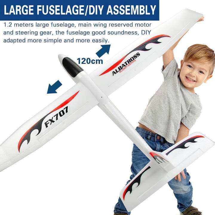 large styrofoam airplane glider