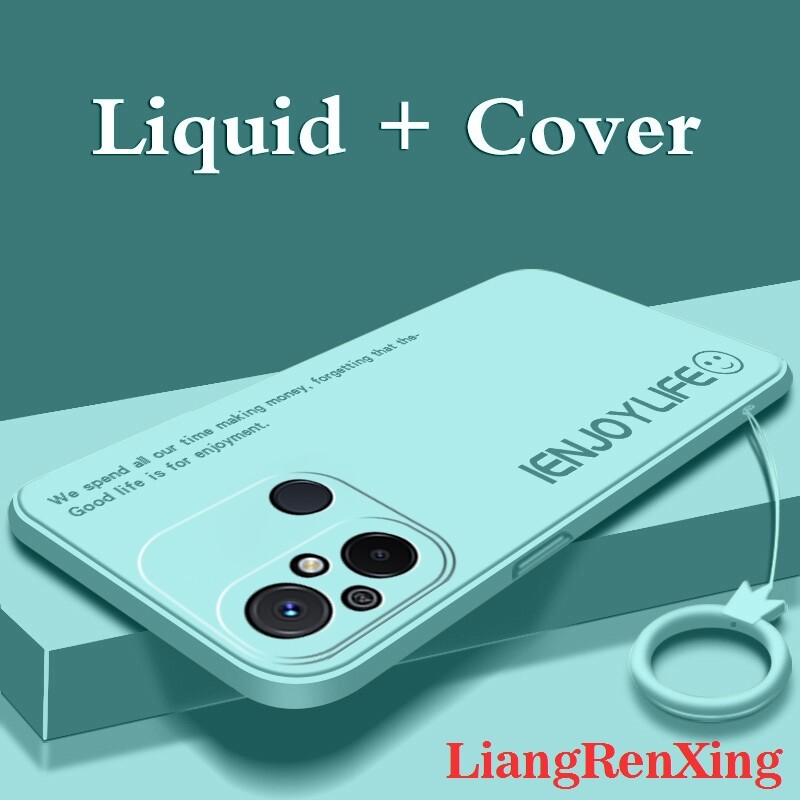 ốp lưng ốp lưng Ốp lưng mềm vỏ điện thoại Redmi 12c 5g bảo vệ Silicone lỏng vỏ Cản Sốc chống sốc mịn thiết kế mới ytzimu02 đẹp viền vuông cute đẹp viền vuông cute