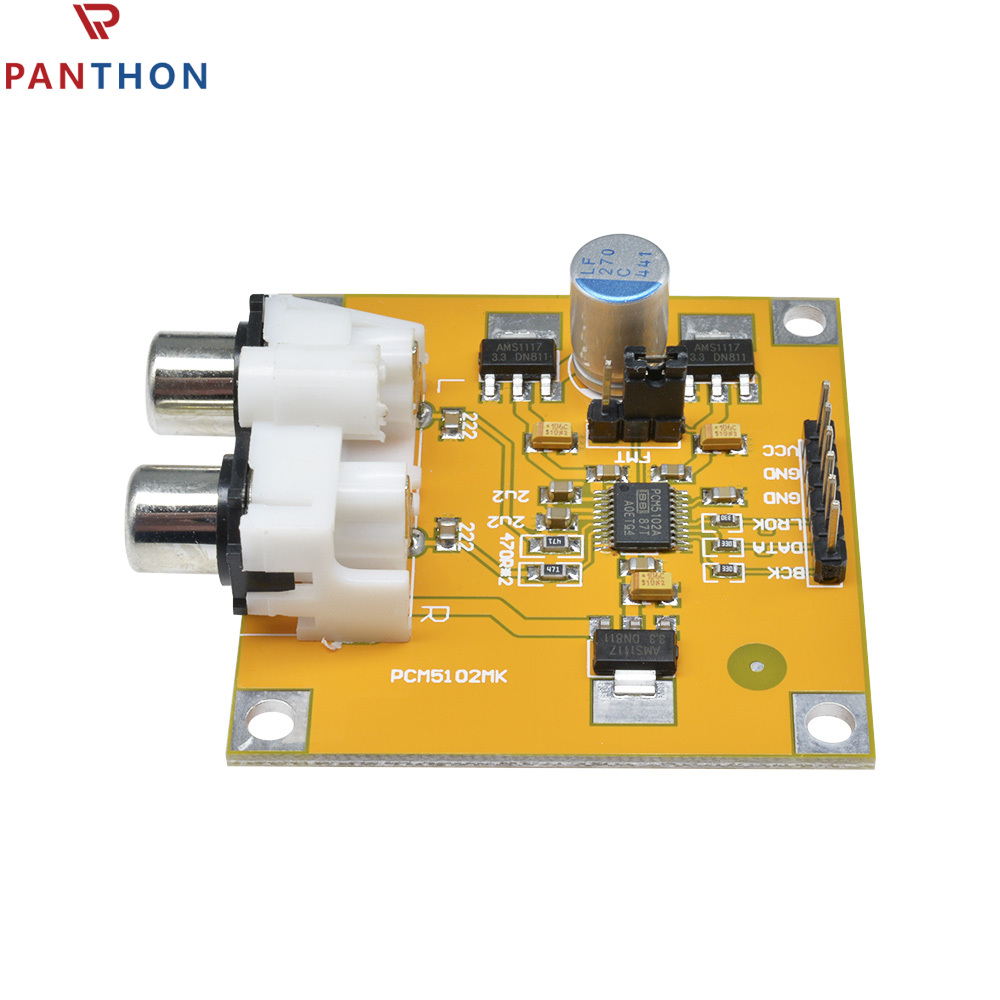 PANTHON PCM5102 PCM5102A DAC Decoder Board I2S Input 32Bit 384K for Red Core Player