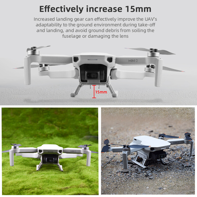 Coolmanloveit Thiết Bị Nâng Hạ Mở Rộng Chân Bảo Vệ Ổn Định Cho Toy Mavic Mini SE /Mini 2