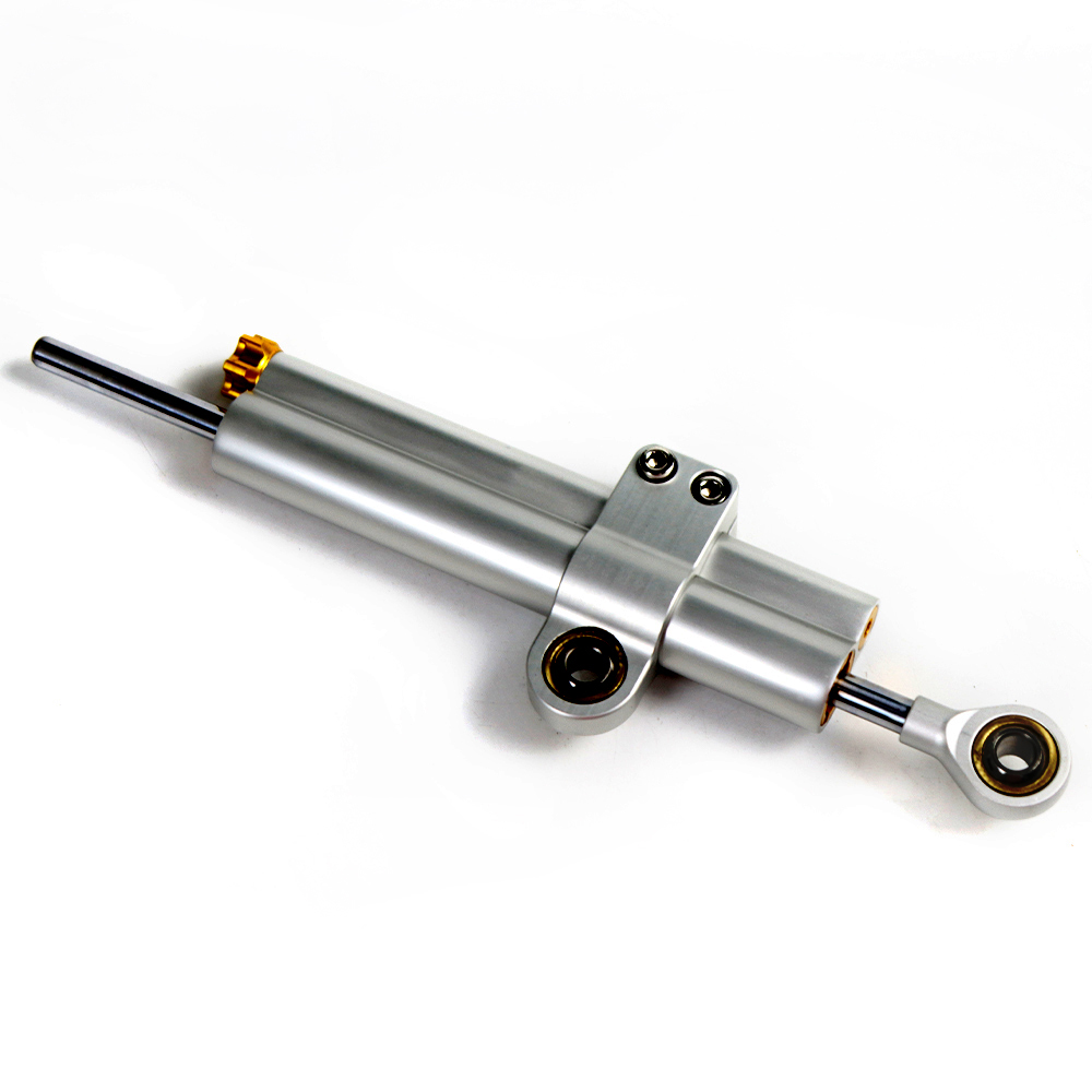 For Honda Forza 350 titanium ruler base Motorcycle Direction Steering Damper Bracket Steering Shock Absorber Stabilize