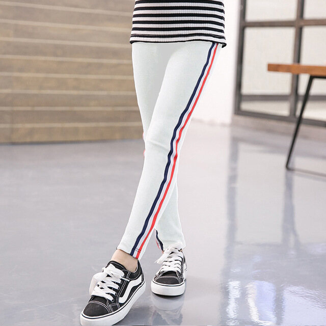 IPS Girls Leggings Candy Color Kids Pants Children Trousers Girls Bottoming Pants Clothes