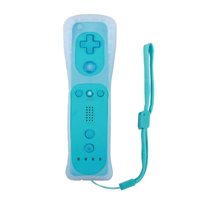 Wireless Gamepad With Silicone Case for Wii Remote Controller Joystick Without Motion Plus