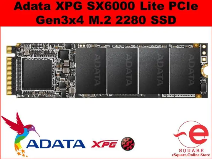 Adata Xpg Sx6000 Lite Pcie Gen3x4 M 2 2280 Ssd 128gb 256gb 512gb 1tb Internal Ssd Lazada