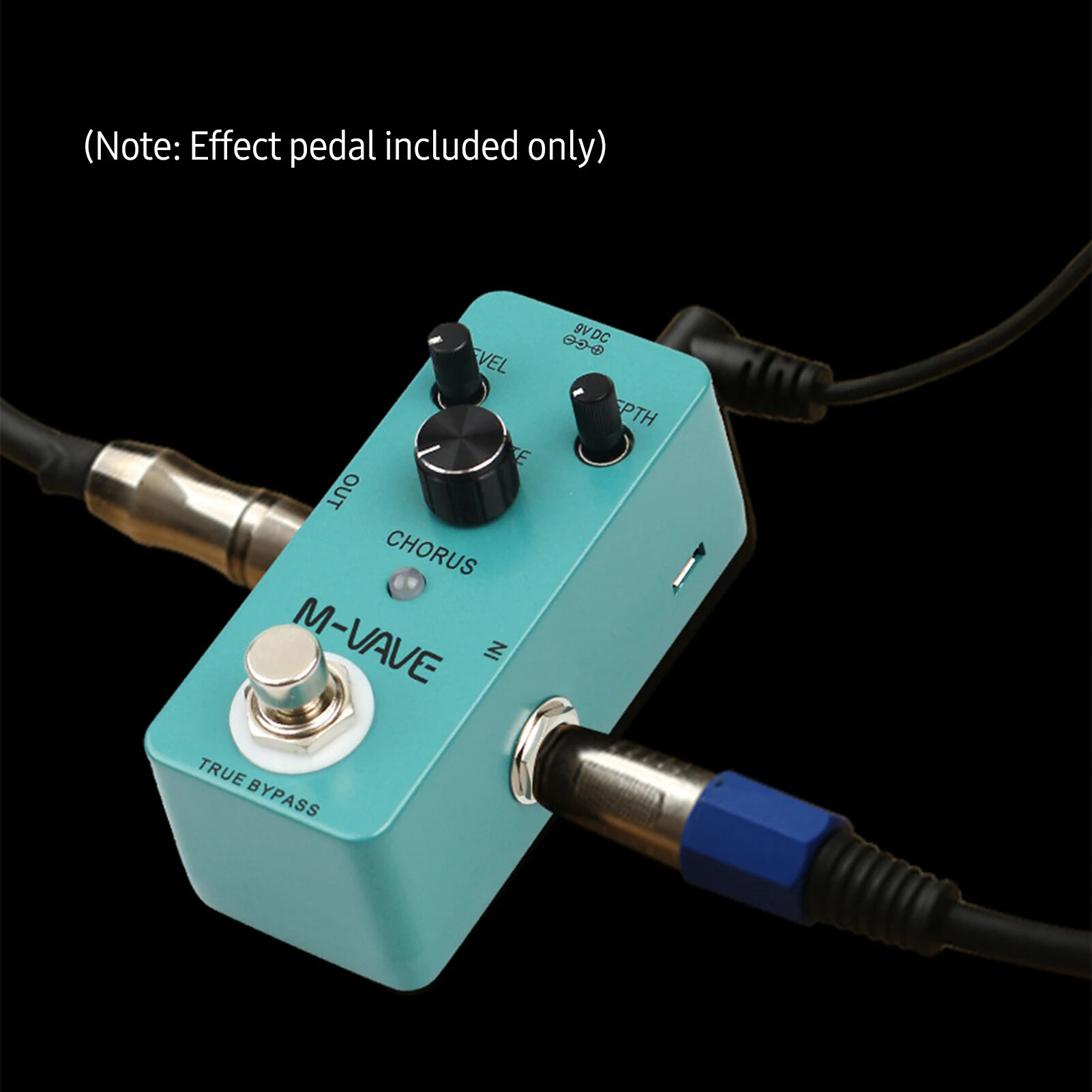 M-vave bàn đạp hiệu ứng guitar đào chậm trễ độ trễ kỹ thuật số với 9 hiệu ứng trễ chức năng true bypass vỏ kim loại nguyên khối đòn bẩy đàn ghi-ta phụ kiện