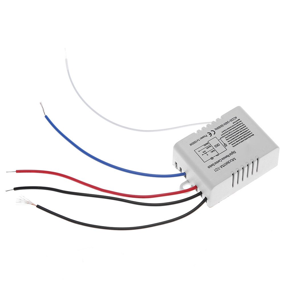 1 Channel ON/OFF 220V Digital Wireless Remote Control Switch for Light Lamp