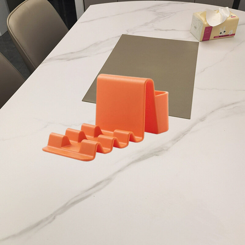 Universal Solid Color Wave Multi-function Desktop Phone Holder Tablet E-book Holders Phone Stand Desk Holder