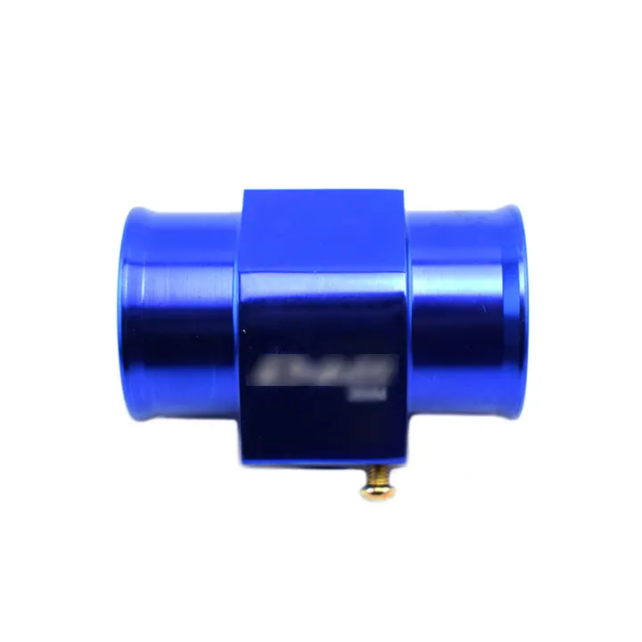 JUDING Aluminum Blue Water Temp Meter Temperature Gauge Joint Pipe Radiator Sensor Adaptor Clamps 36mm