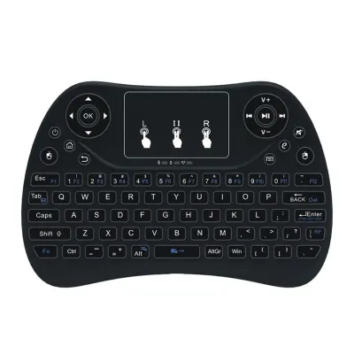 COLOR 2.4GHz Wireless Air Mouse QWERTY Keyboard Remote Control Touch Pad Keyboard