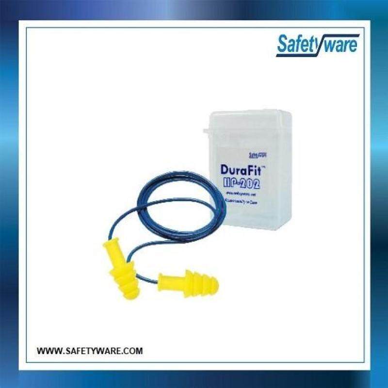 1 Pair Safetyware DuraFit™ High Quality HP-202 Reusable Ear Plugs (with Casing)