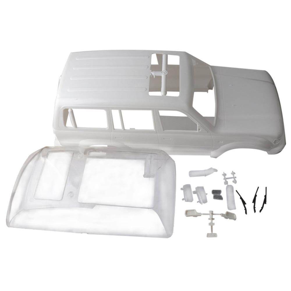 1/10 Tanah Kapal Penjelajah LC80 Plastik Keras Tubuh Shell 313 Mm Jarak Sumbu Roda untuk Axial SCX10 RC Truk Crawler Hz