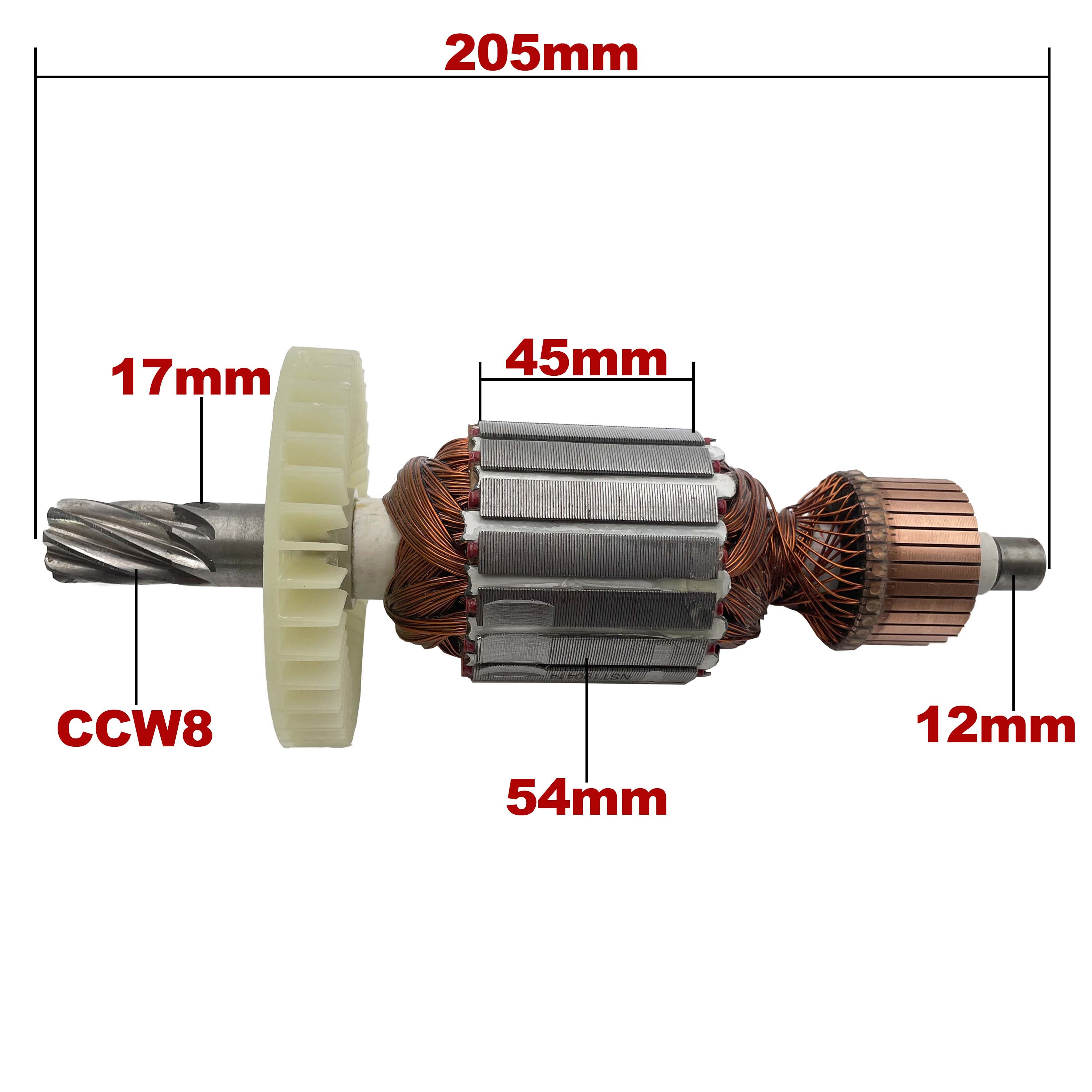 AC220V-240V Armature Rotor Anchor Replacement for MAKITA Demolition ...