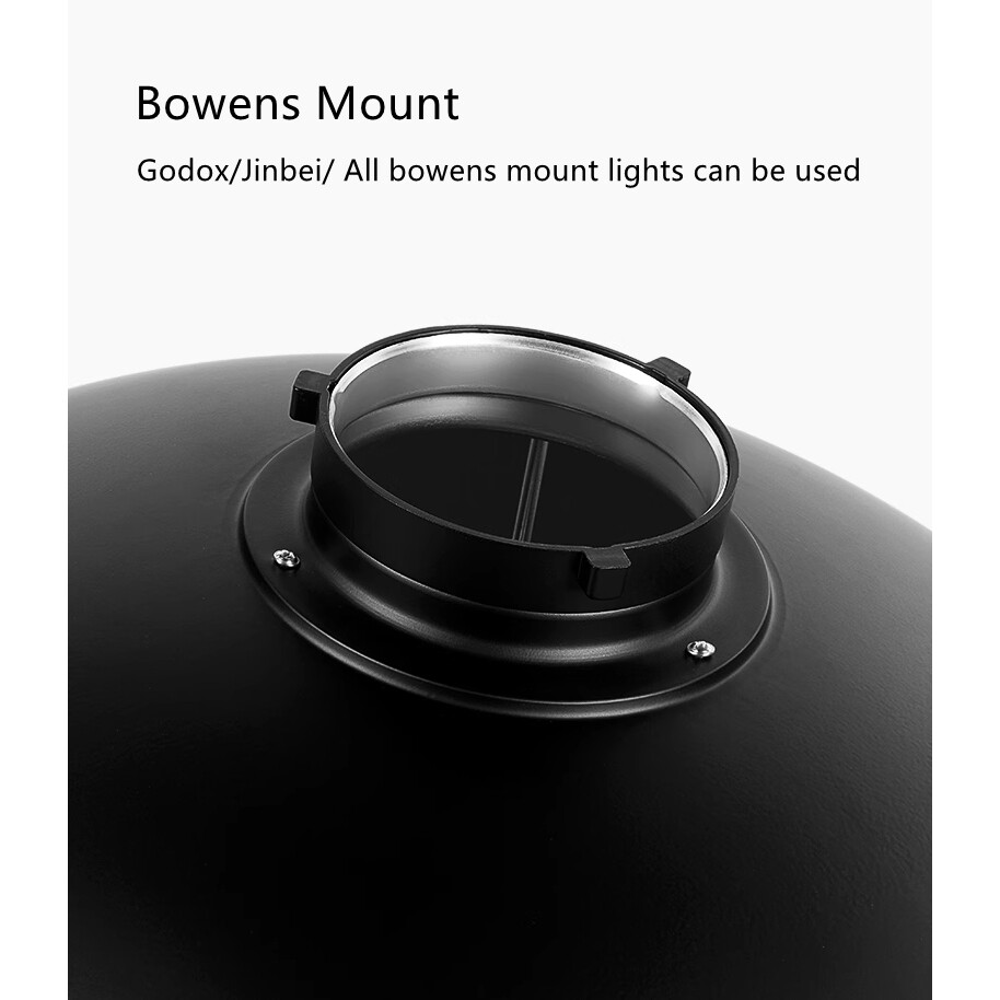 Selens Studio Light Softbox Photography Lighting Radome Bowens Mount