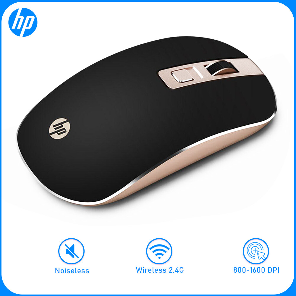 HP S4000 Chuột Không Dây Chuột Không Tiếng Chuột Câm USB Optical 1600DPI 2.4Ghz Văn Phòng Kinh Doanh Chuột Cho Máy Tính Xách Tay Máy Tính Bàn Phím Máy Tính