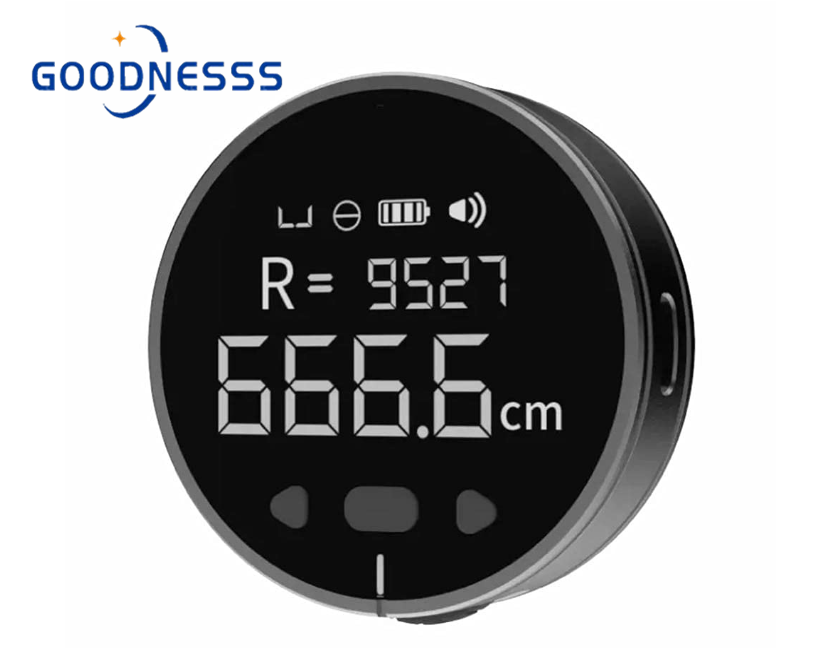 324 Ft Electronic Digital Tape Measure with LCD Display Digital Ruler Rechargeable Small Smart Long Distance Rolling Measuring Tool for Flat Curved Diameter Odd Shape High Precision Ideal Gifts