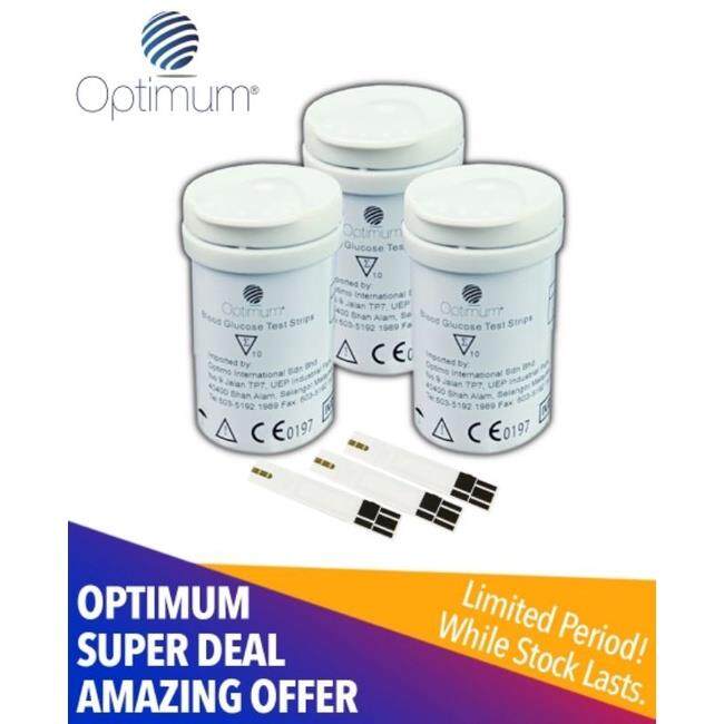The new 2022 Optimum Blood Glucose Strip Test [Diabetes/Tester/Monitoring] (BUY 2 FREE 1) Lazada