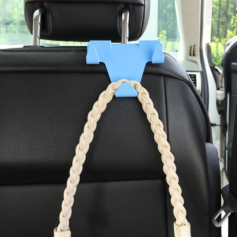 Car New Hook Rear Seat Headrest Hanger Multi-functional Car Mobile Phone Bracket Bag Hook