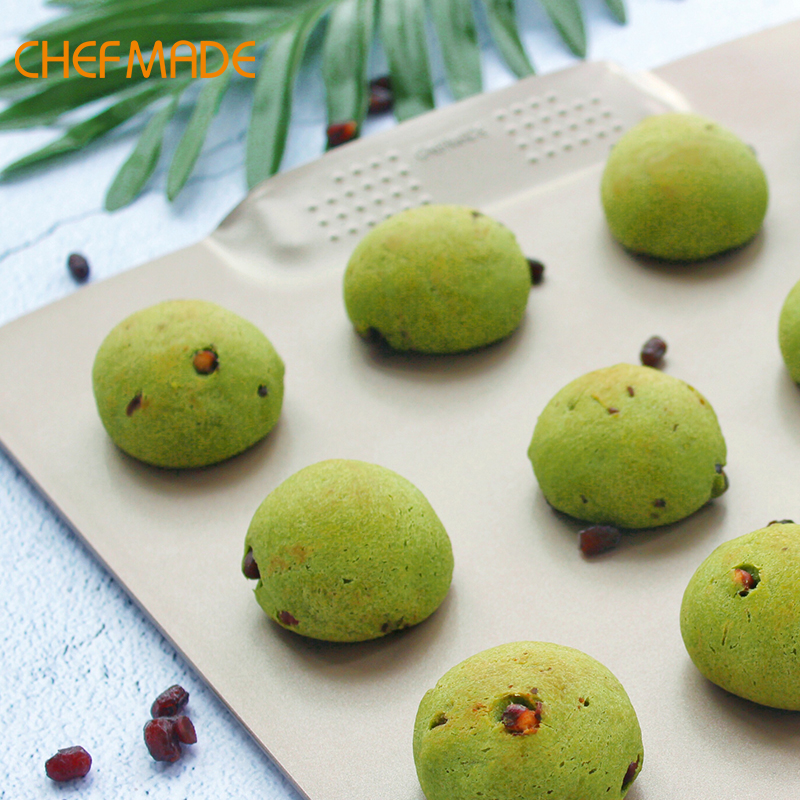 Chefmade Không Dính Khay Nướng Bánh Nhỏ Không Vành Khay Nướng Bánh Nhỏ Dụng Cụ Làm Bánh Quy Vàng Sâm Banh Đa Chức Năng