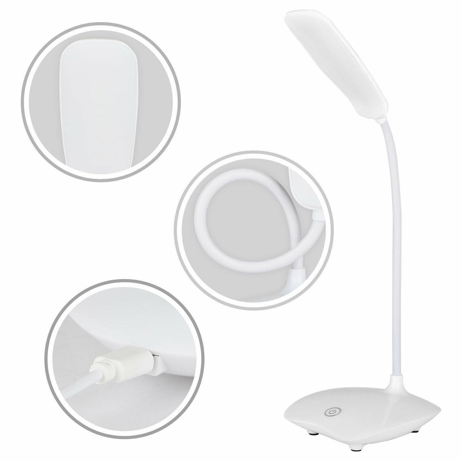 Đèn Bàn Đọc Sách 18 LED Tiện Dụng, Có Thể Gập Lại USB Được Hỗ Trợ Bảo Vệ Mắt Đèn Ngủ Để Bàn Phòng Ngủ, Nghiên Cứu Phòng, Đèn Làm Việc Cho Trẻ Em
