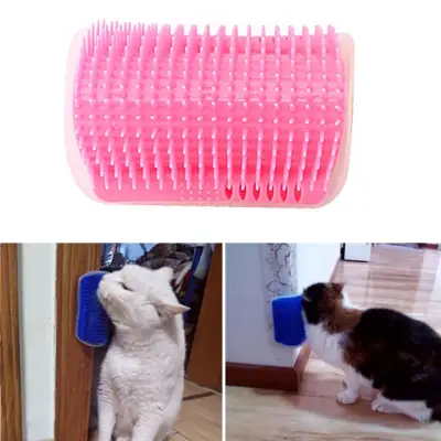 Cat Product Cat Grooming Accessories With Catnip Corner Dogs Cat Massage Brush Hair Removal Comb Tool Cat Supplies Pet Cat Self Groomer