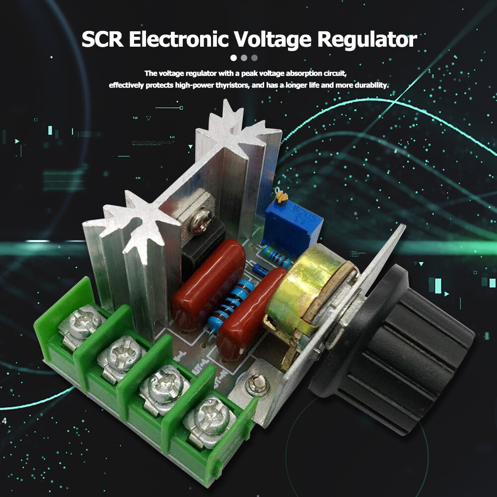 2000W SCR Electronic Voltage Regulator Dimmer Motor Speed Controller Module