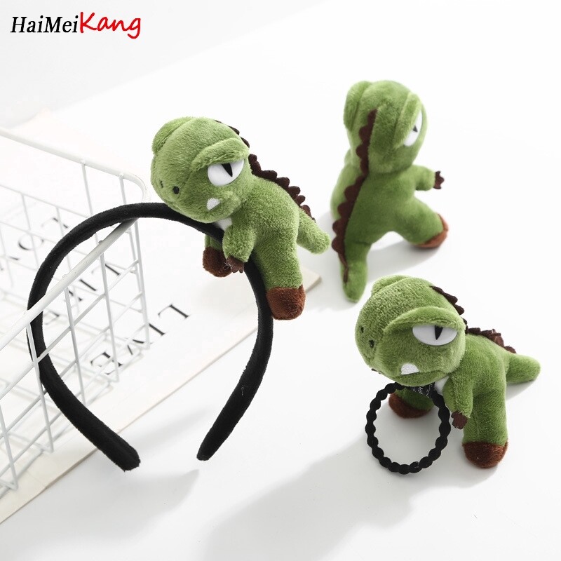 1Pc Funny Dinosaur Headband Cute Dinosaur Hair Band Small Jewelry Hairpin Cute Headdress