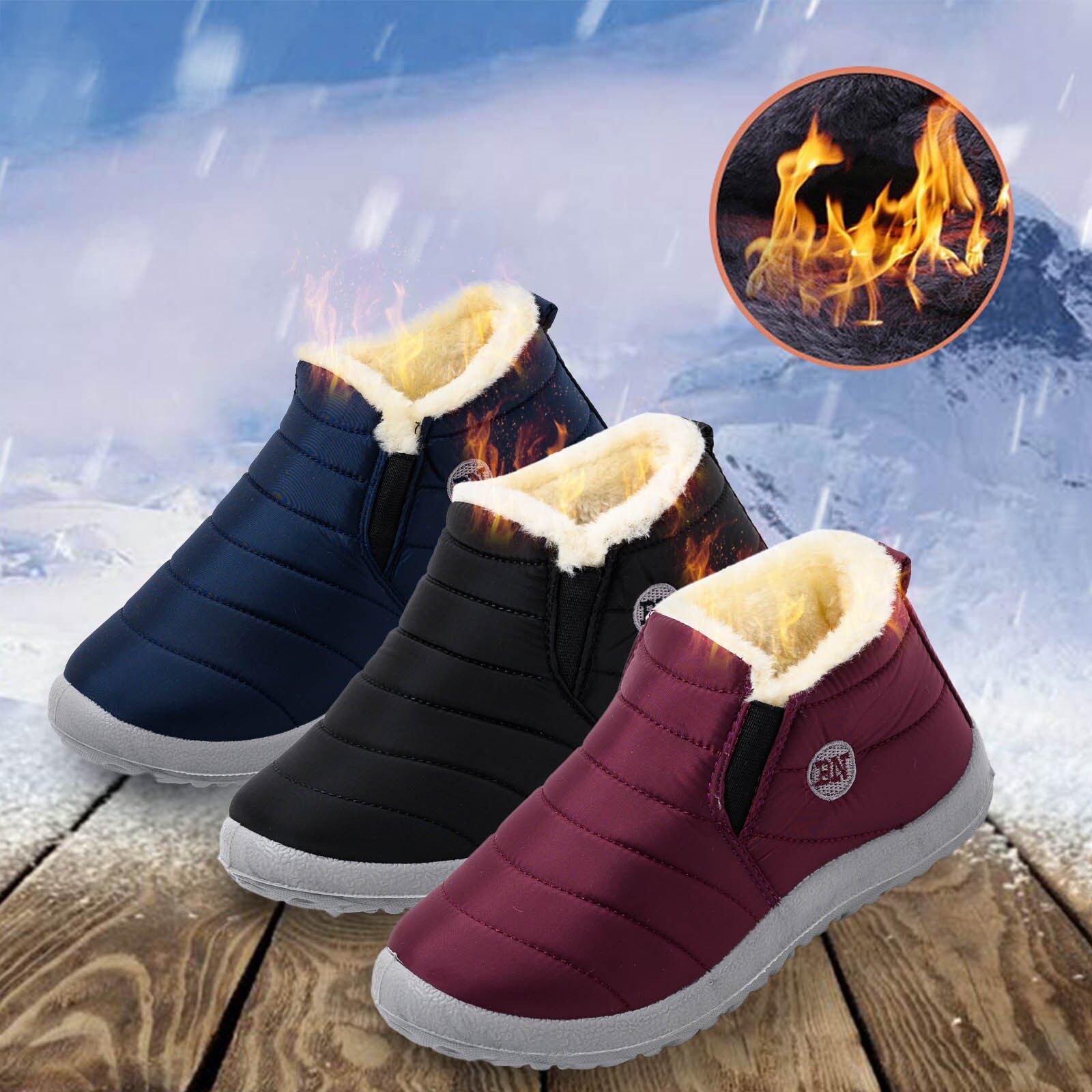 mens extra wide snow boots