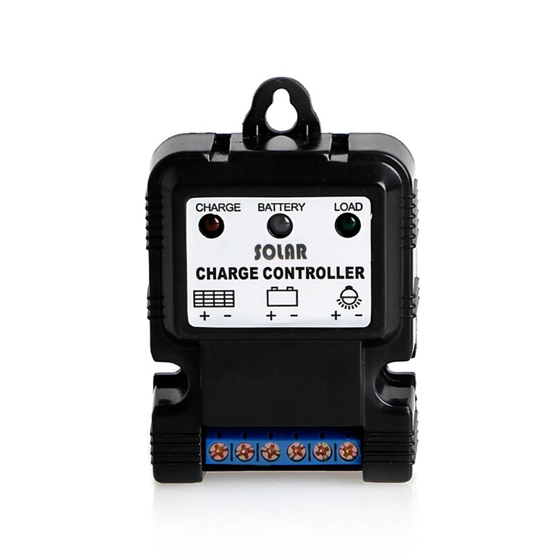 Bộ Điều Khiển Sạc Pin Năng Lượng Mặt Trời Tự Động 6V 12V 10A, Bộ Điều Chỉnh Sạc Pin PWM Nóng