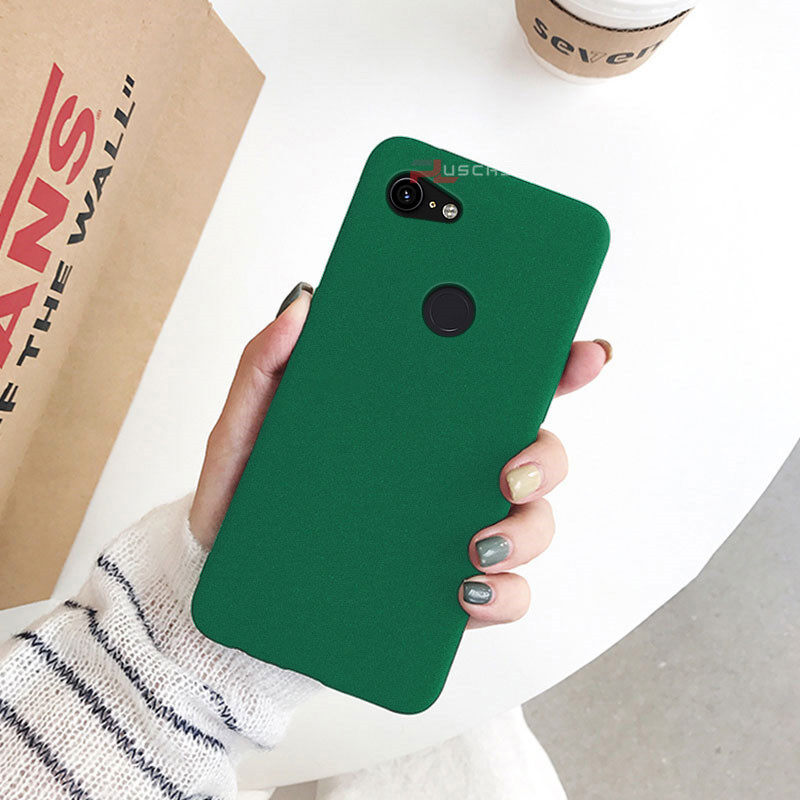 PlusCase for Google Pixel 3 XL Soft Ultra Thin Matte Sandstone Case Protective Phone Back Slim Casing Cover