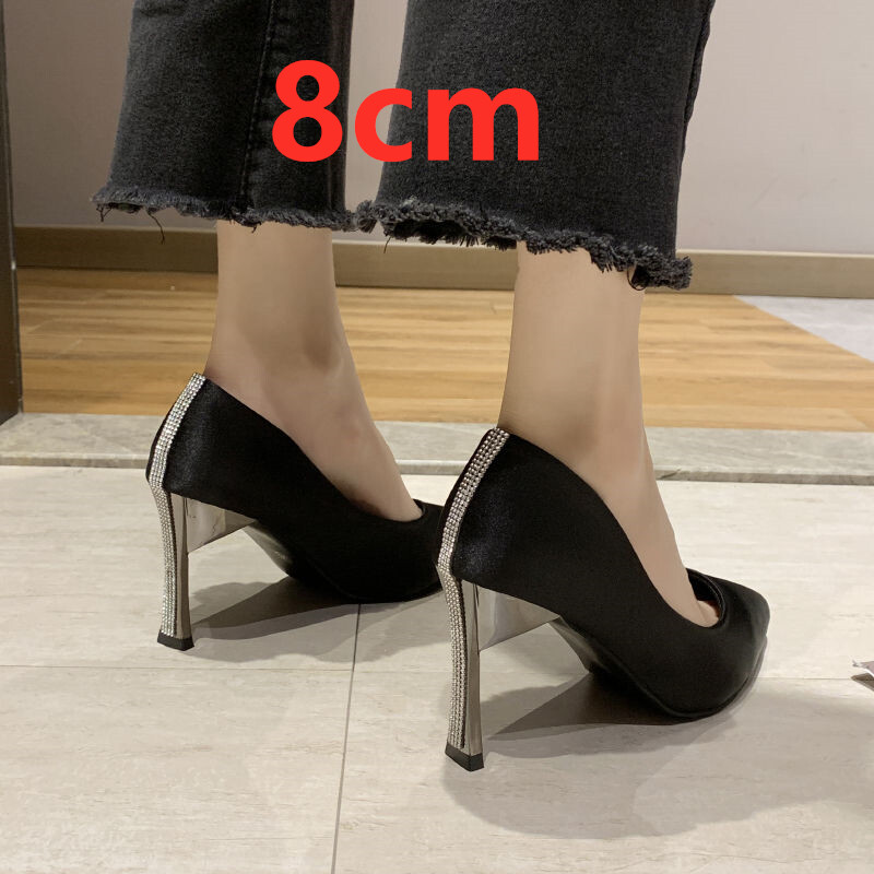 classic black high heel shoes