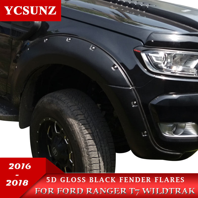 9 Inch Wheel Arch With Nuts Fender Flares Mudguards For Ford Ranger T7 Wildtrak 2016 2017 2018 Double Cab Lazada Singapore