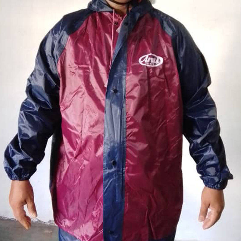 Arai Fashion High Neck TWOPIECE Motorcycle Raincoat Sports Rain Coat