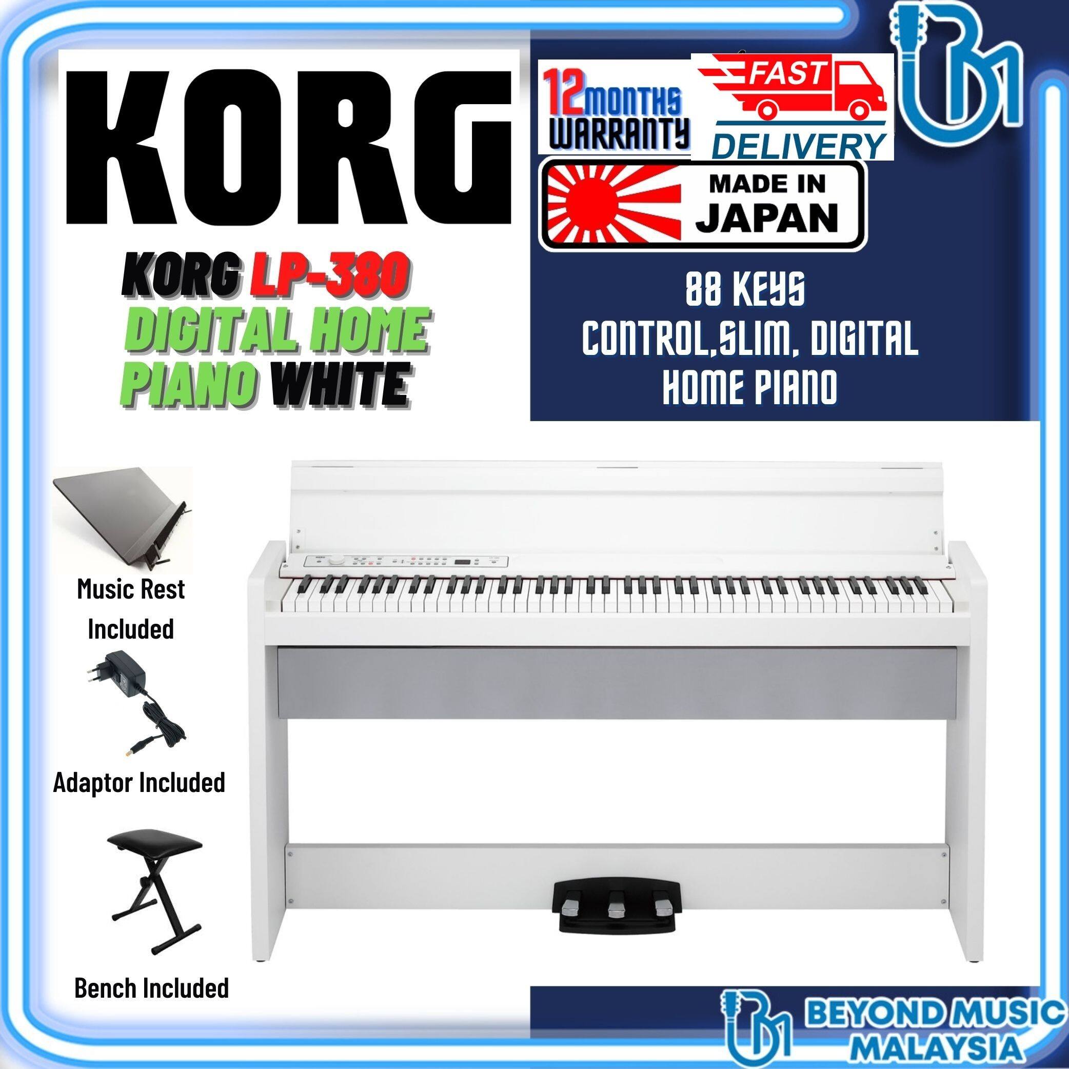 Korg LP-380 Digital Home Piano - White (Korg LP380/KorgLP380/Korg