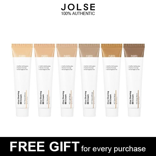 PURITO SEOUL Wonder Releaf Centella BB Cream 30ml (6color) / Kem BB rau má che phủ nhẹ, dịu da.