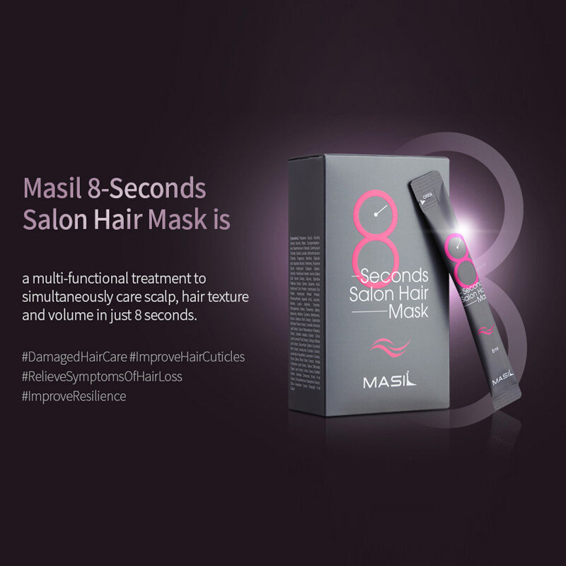 [Masil] 8 giây tóc Que làm mặt nạ Túi 8ml