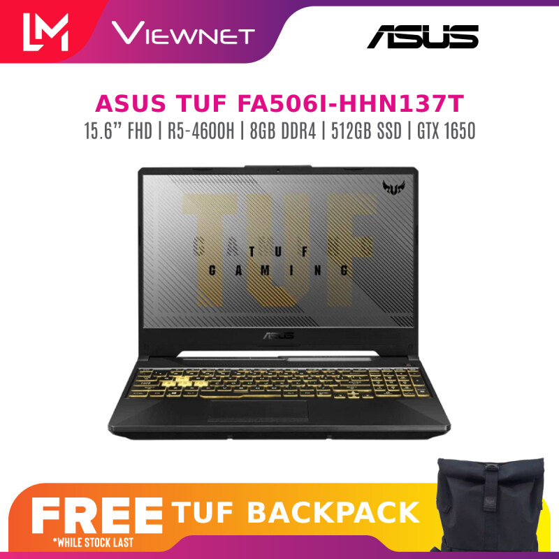 ASUS TUF GAMING FA506I-HHN137T 15.6 FHD144Hz GAMING LAPTOP Ryzen R5-4600H, 8GB RAM, 512GB SSD, NVIDIA GeForce GTX1650 Malaysia