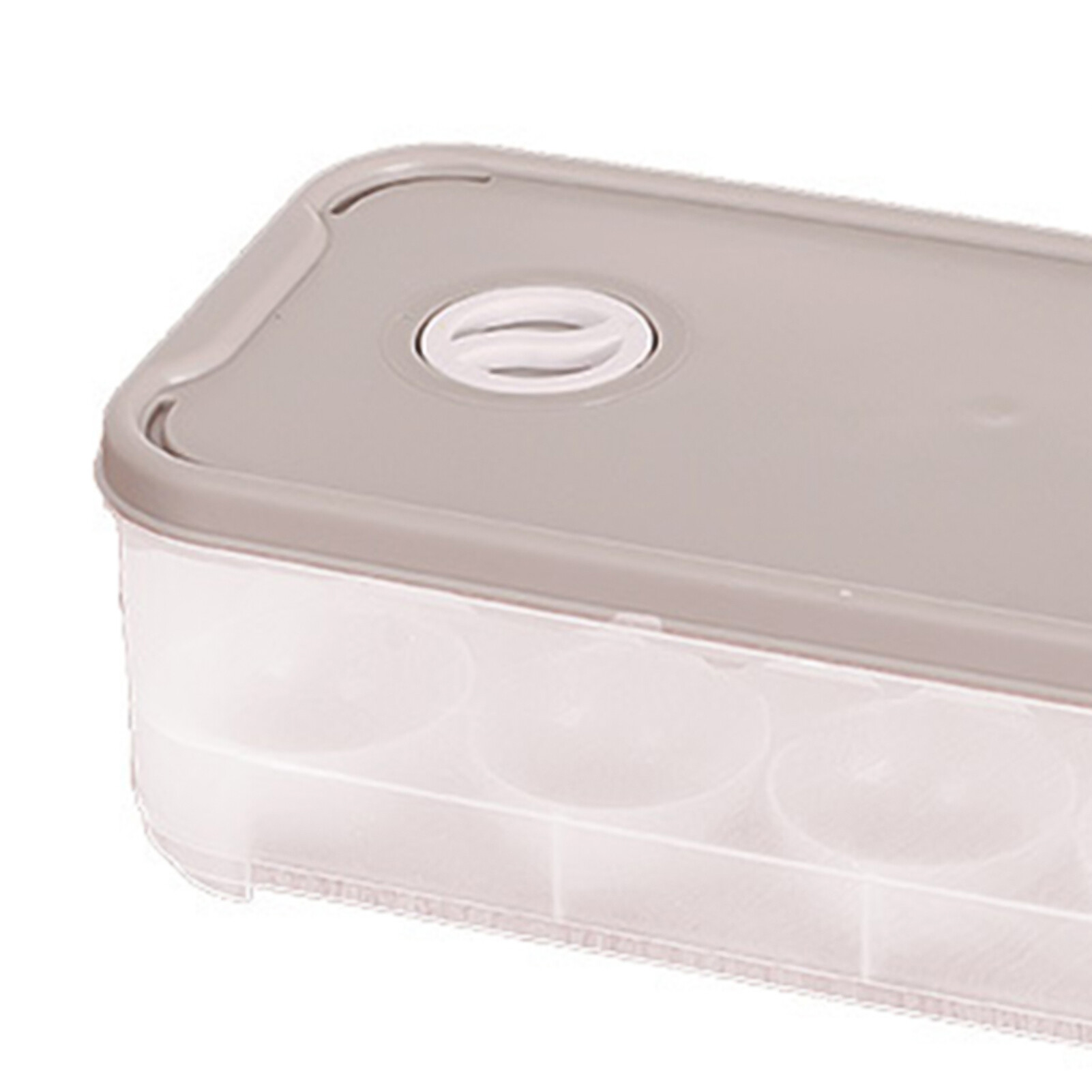 Terylin Transparent Egg Holder Stackable PP 10/20 Grids Non-slip Egg Storage Trays Kitchen Supplies