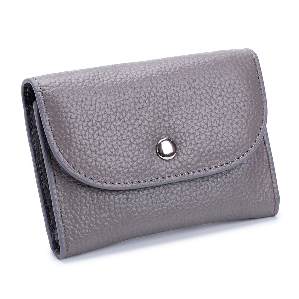 Royal Bagger Card Clip Holder Wallet For Women Genuine Cow Leather Fashion Small Cute Purse for Ladies Cowhide Coin Pouch Pocket Purses