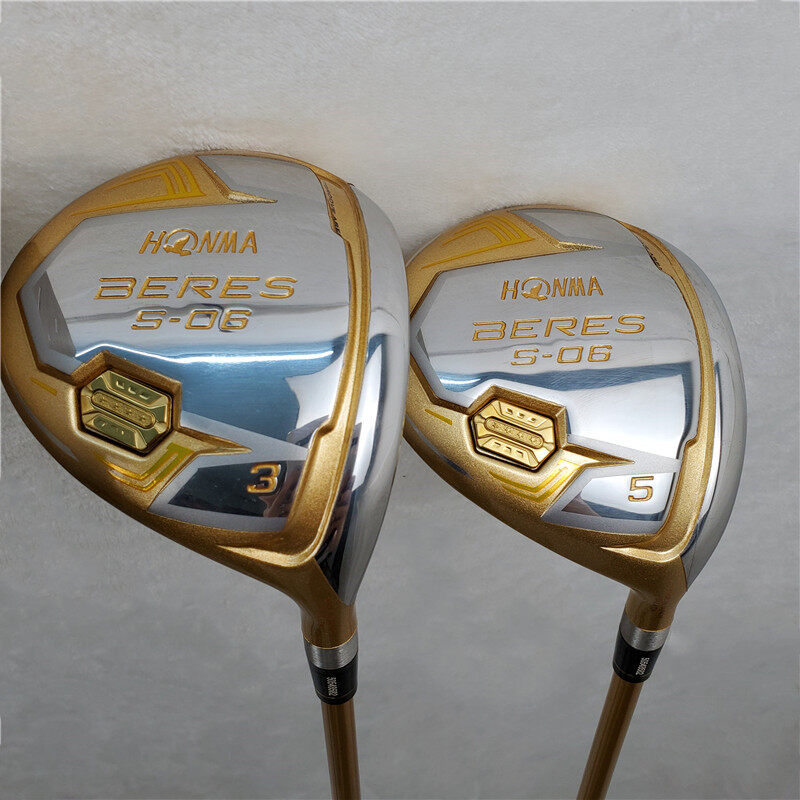 Oneชิ้นยี่ห้อใหม่กอล์ฟคลับBERES S-06 4ดาวกอล์ฟแฟร์เวย์Woods Graphite Shaft R/S Flex headcoverฟรี