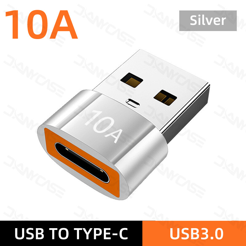 10a otg type c to usb data transfer adapter for ipad samsung xiaomi type c female to usb male converter fast charging adapter