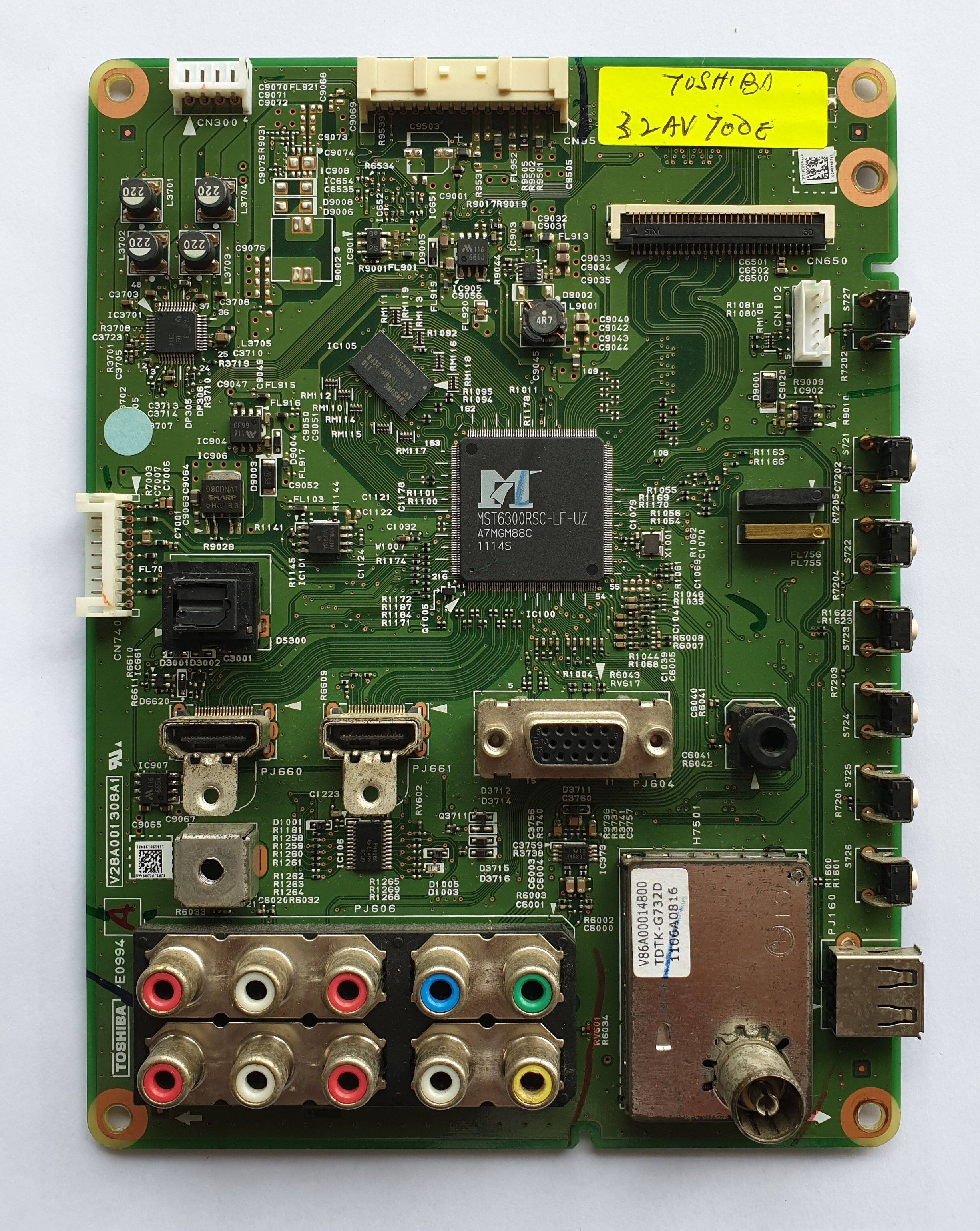 Toshiba tv deals main board