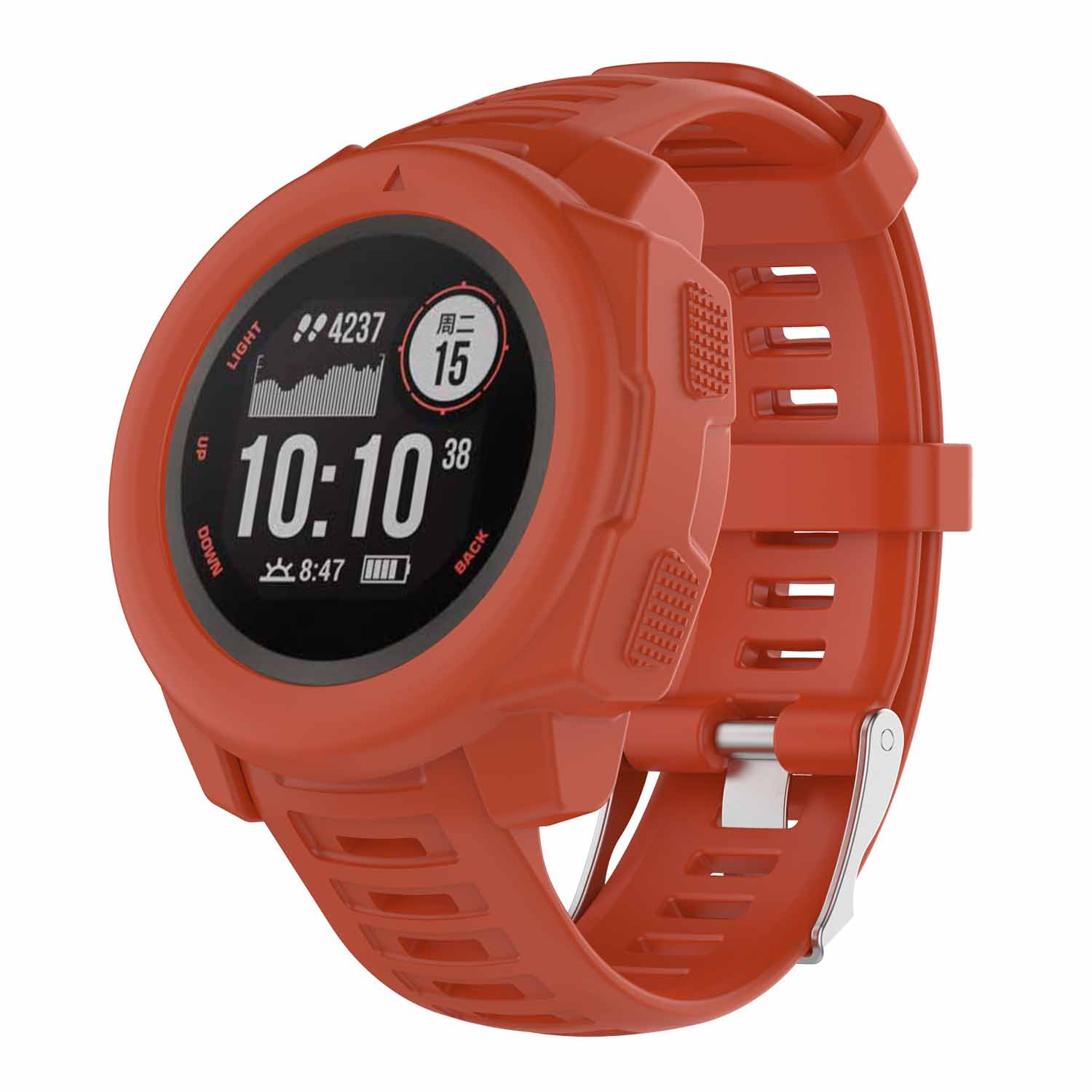 Soft Silicone Cover Case Screen Protector for Garmin instinct