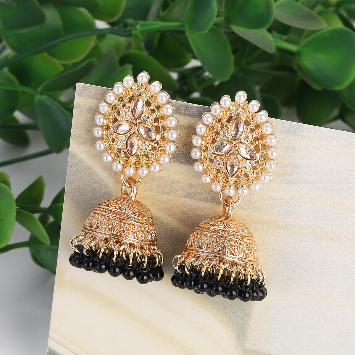 Round hot sale jhumka design