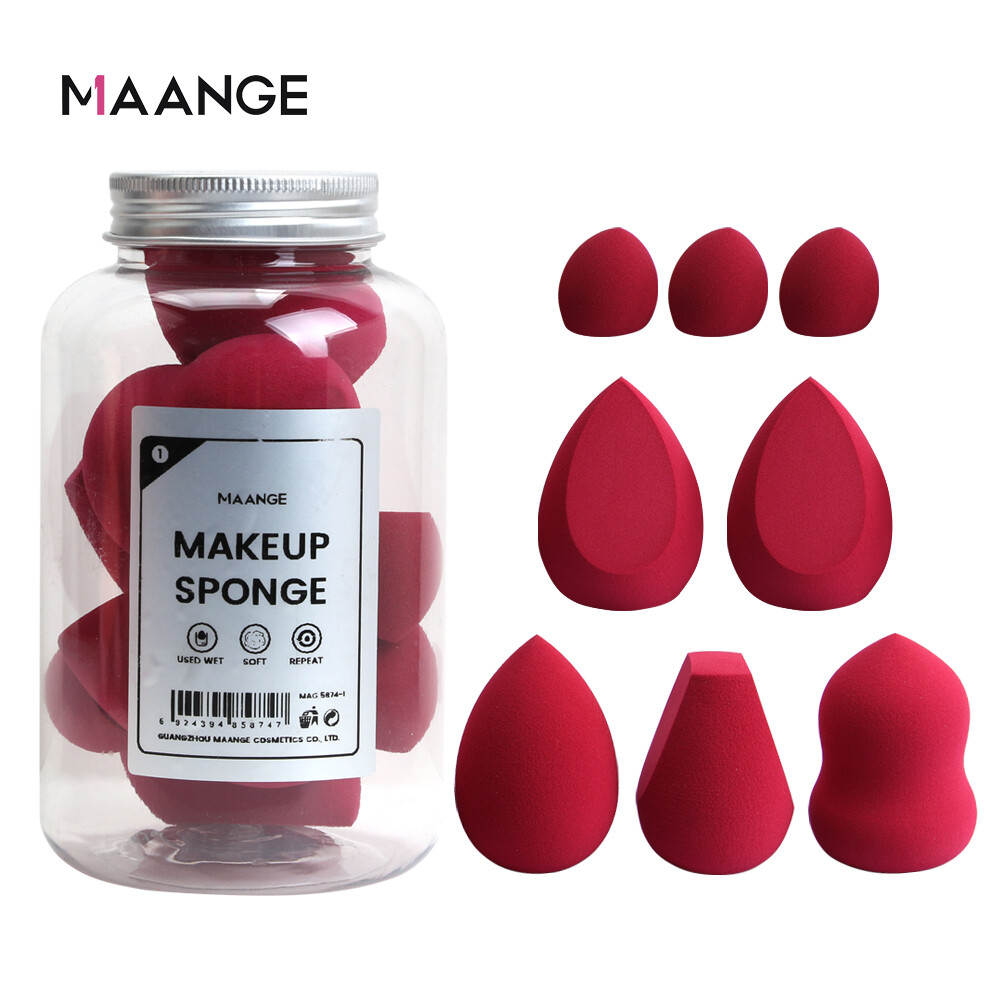 MAANGE 8 Cái Mút Trang Điểm Mềm Mút Mỹ Phẩm Mút Trang Điểm Nhiều Kích Cỡ