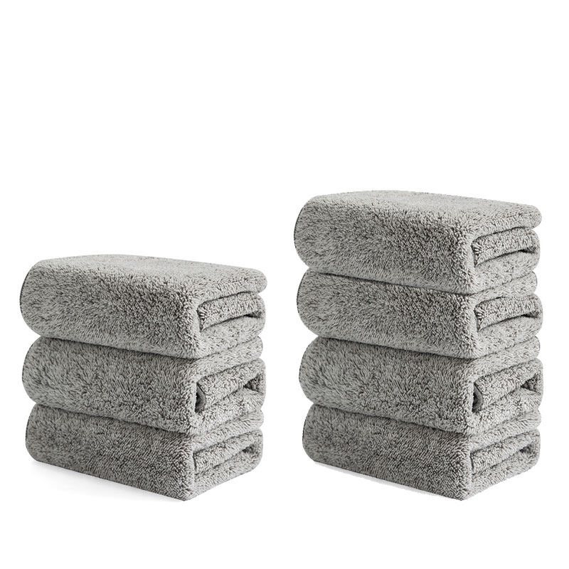 1/3/7 Pcs 20x20 cm Japanese Bamboo Charcoal Kitchen Cleaning Towel Microfiber Thickened Cleaning Cloth Dishcloth Absorbent Non-stick Oil Rags Pot Dish Washing Wipe Cloth