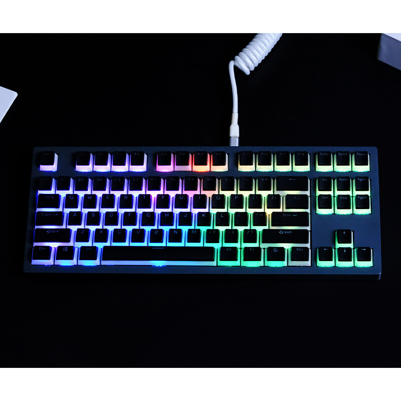 Pudding Keycaps PBT Dye-sub OEM Profile Keycap Custom Keycaps Compatible with Cherry Gateron MX Switches