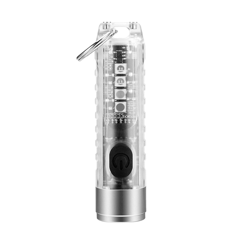 SST20 LED Keychain Flashlight Lighting 400LM Waterproof Mini Pocket Torch