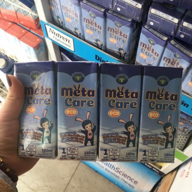 Bột pha sẵn Meta care 180ml(1 thùng 48 hộp 180ml)