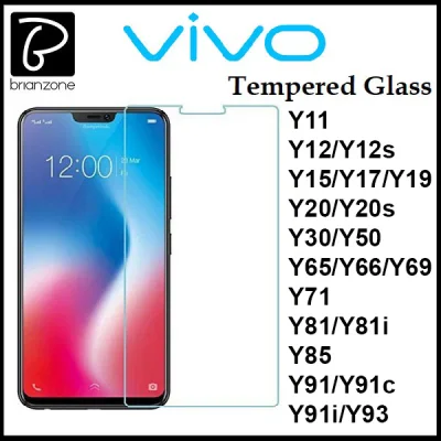 HD Clear Tempered Glass Vivo Y11 Y12 Y12s Y15 Y17 Y19 Y20 Y20s Y30 Y50 Y65 Y66 Y69 Y71 Y81 Y81i Y85 Y91 Y91c Y91i Y93