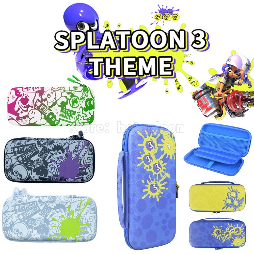 Splatoon 3 Nintendo Switch Storage Bag สำหรับ Switch V1 V2และ Oled เกม ...